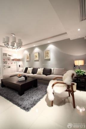 現(xiàn)代客廳 多人沙發(fā) 簡(jiǎn)約吊燈 