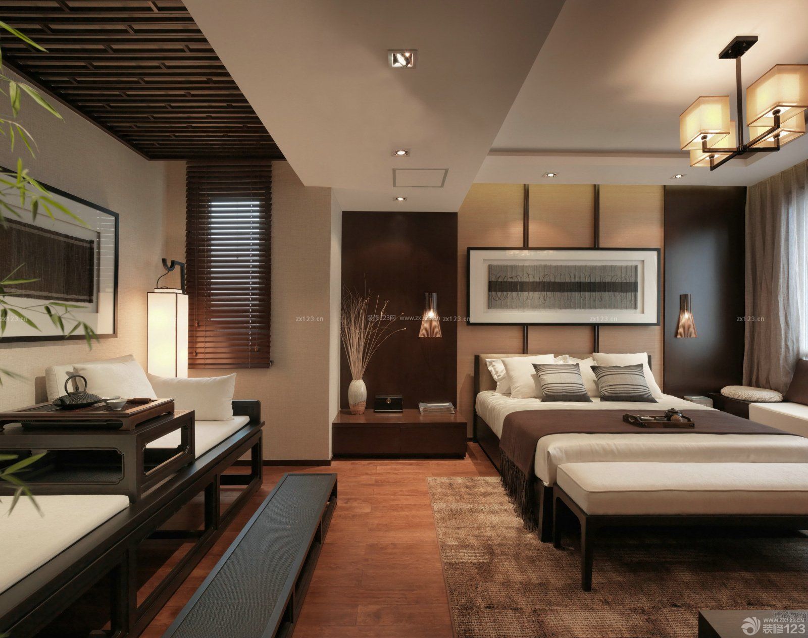 东南亚风格设计 主卧室装修效果图大全2014图片 20平米卧室 180平米 