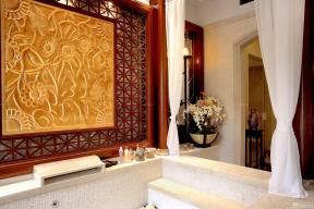 浴室台阶瓷砖卫浴装饰效果图片