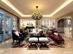美式家装客厅组合沙发装修设计图片