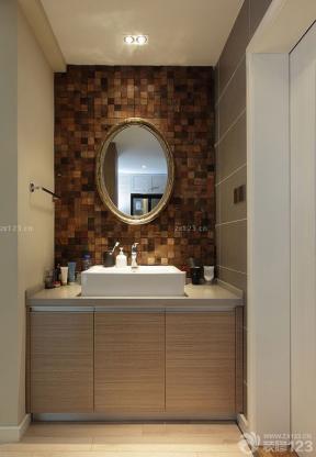 馬賽克瓷磚衛(wèi)生間洗手盆圖片