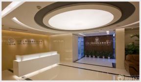 接待臺設計 現(xiàn)代中式風格 吸頂燈 