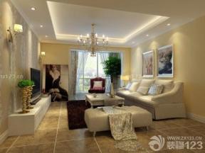 家裝客廳吊頂 現(xiàn)代設(shè)計(jì)風(fēng)格 軟沙發(fā) 