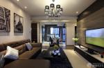 120平米现代简约家装客厅沙发