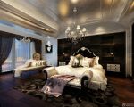 欧式风格主卧室欧式古典床装修图片