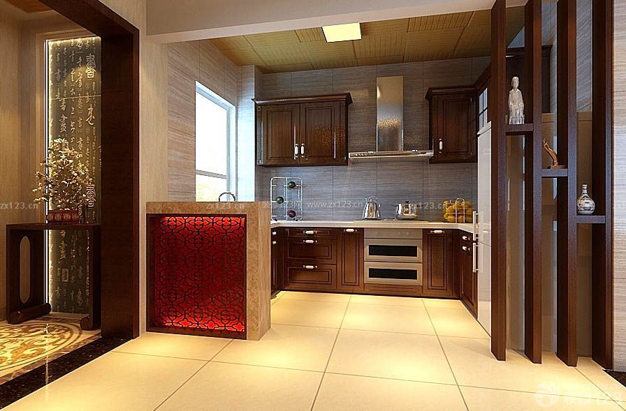 130平方欧式厨房设计 
