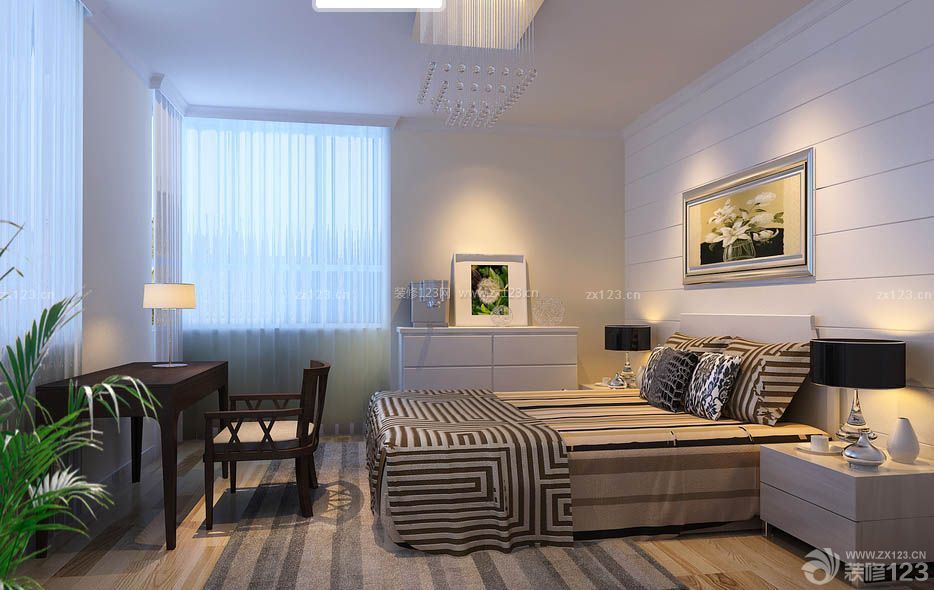 140平方现代卧室装修设计