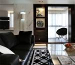 95平米现代设计风格室内客厅装修图