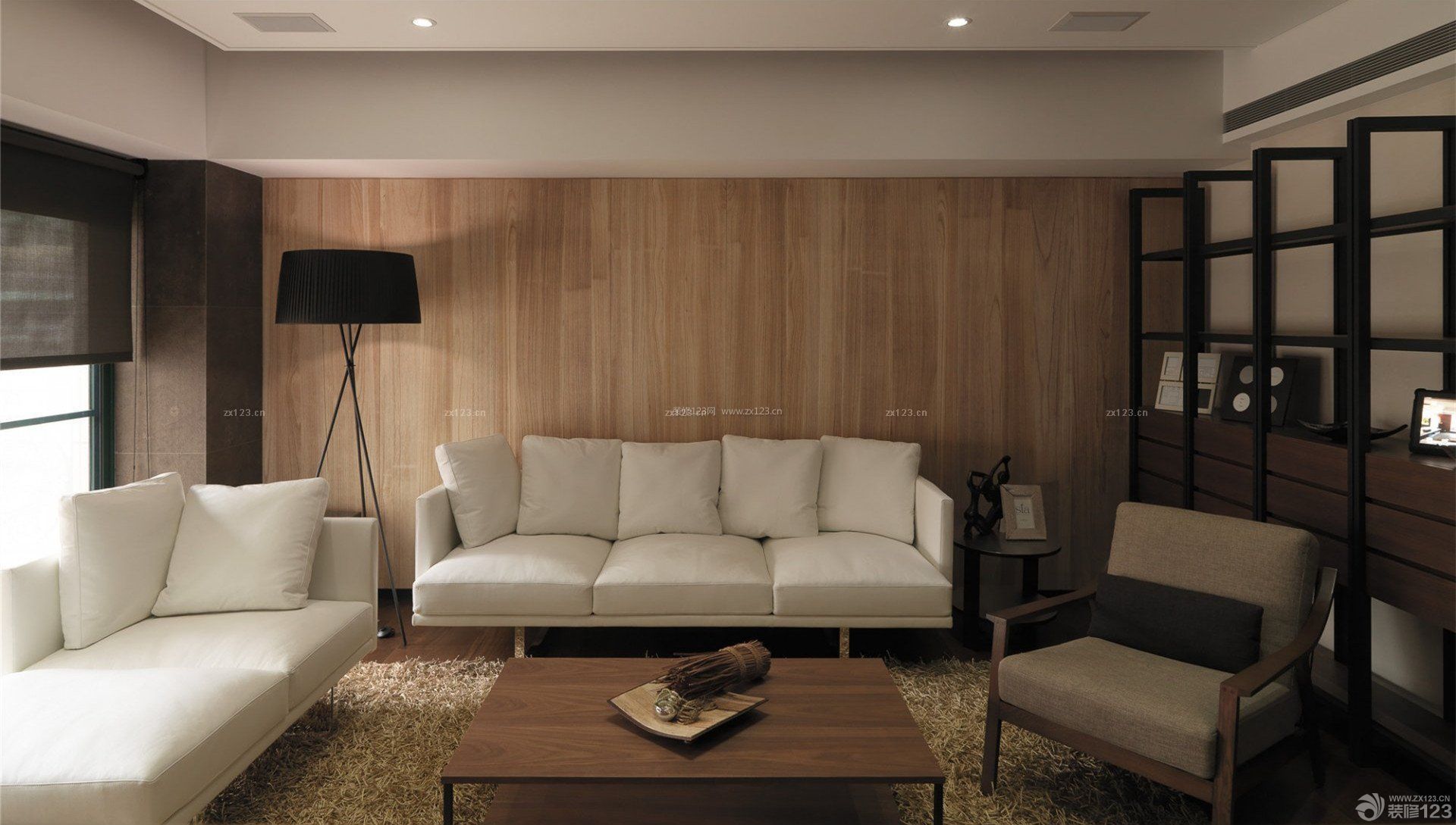 2014家装客厅沙发摆放实景图_装信通网效果图