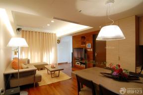 中式古典风格 家装客厅 软沙发 