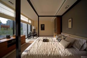 20平米卧室 四柱床 中式混搭风格 