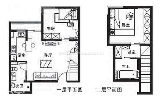 40平米小户型平面图