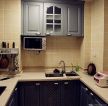 简欧风格小户型厨房橱柜效果图