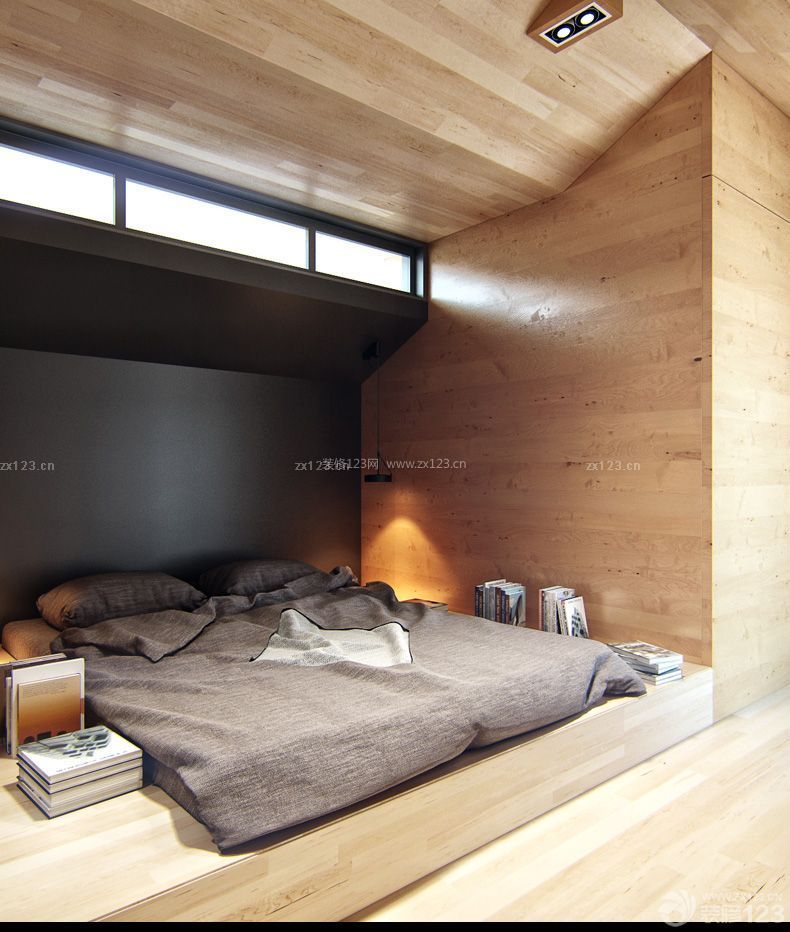80平米日本小户型公寓卧室装修实景图