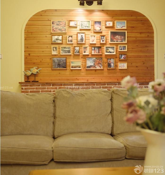 现代小户型客厅沙发摆放装修图片