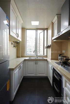 小户型阳台改厨房 60平方一室一厅小户型装饰图 小户型住宅装修图 