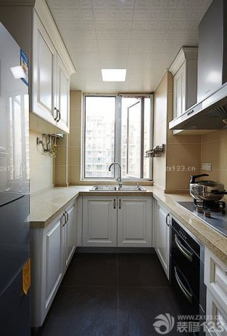60平方一室一厅小户型住宅阳台改厨房装饰图