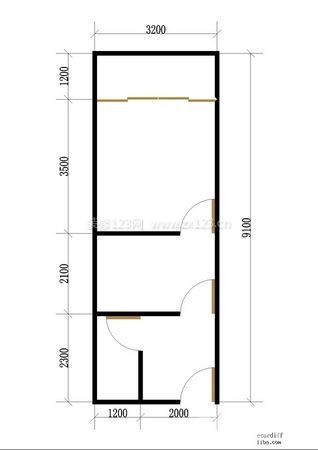 37平米小戶型平面設(shè)計(jì)圖