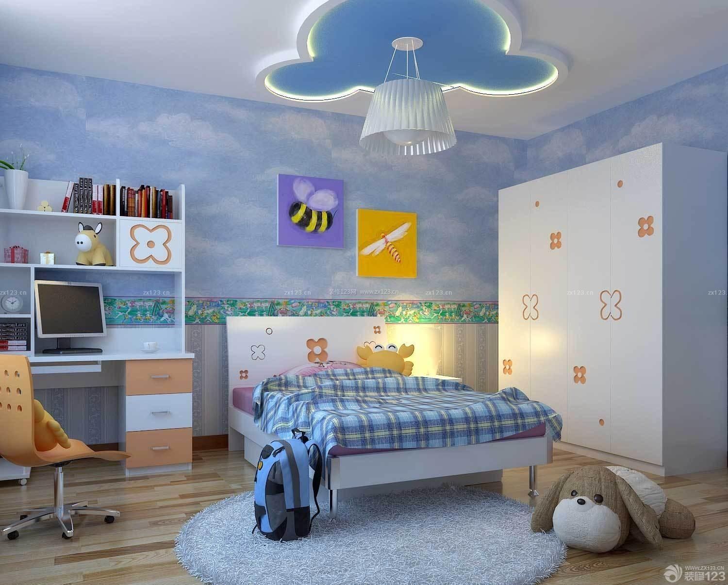 现代简约风格儿童房 56平米简装小户型