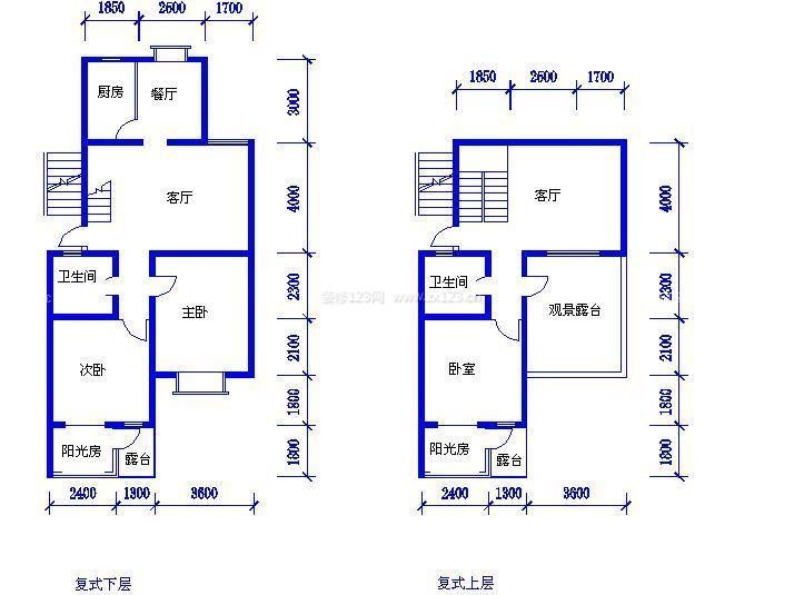 最新小別墅房子戶型圖