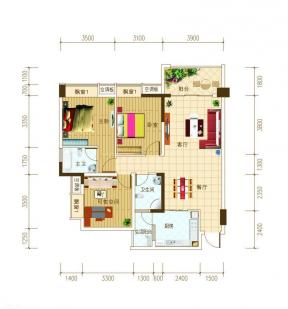 最新50-80小戶型建筑圖片