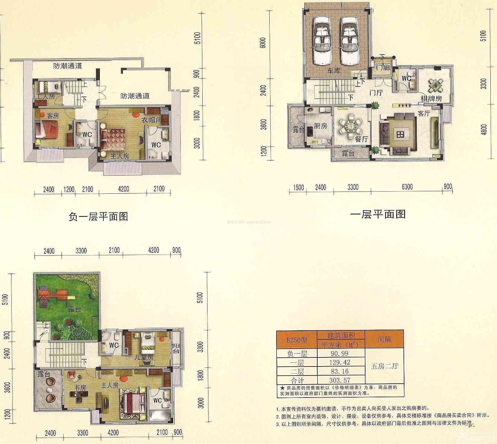 家庭裝修鄉(xiāng)村別墅戶型圖