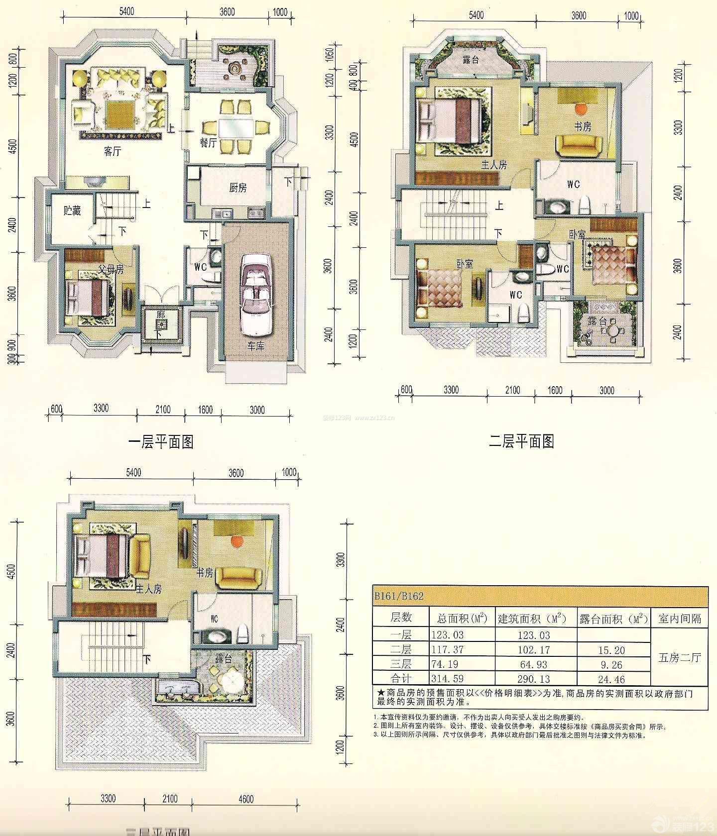 農(nóng)村三層別墅戶型圖欣賞