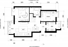 乡村三层别墅户型图片