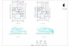 农村自建房二层别墅户型图片