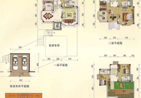 花溪区468平米别墅沉稳风格