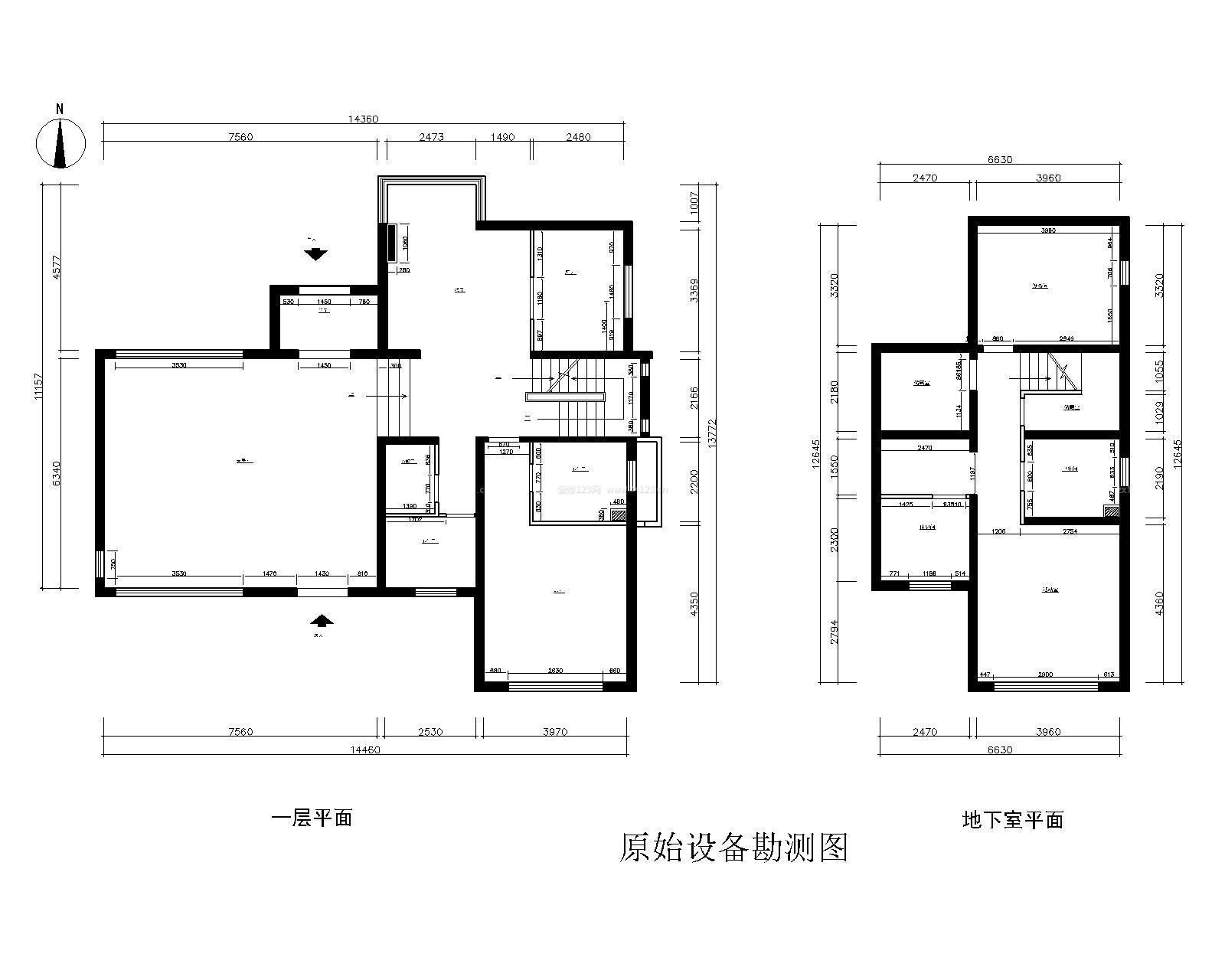 農(nóng)村簡單小聯(lián)排別墅戶型圖