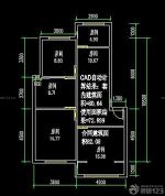 60平米cad室內(nèi)裝修平面圖