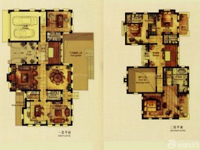 2014农村二层自建房户型图 