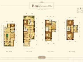 最新農村四層自建房戶型圖