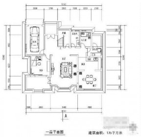 175平米二層獨棟別墅戶型圖