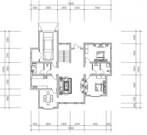 2014二层100平米独栋别墅户型图