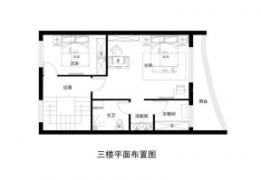 最新120平三層小聯(lián)排別墅戶型圖