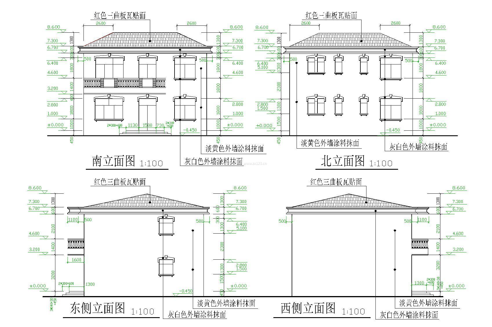 北方農(nóng)村二層半戶型圖