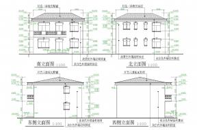 北方农村二层半户型图