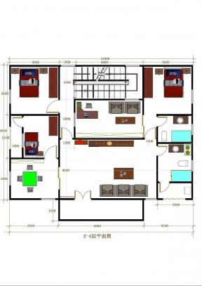 2014農村二室一廳戶型圖