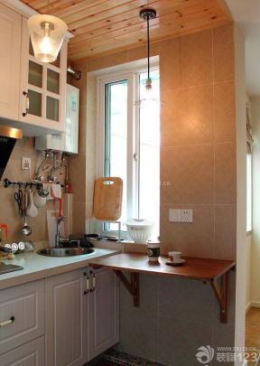 简欧风格一室一厅小户型简装厨房餐厅一体图片