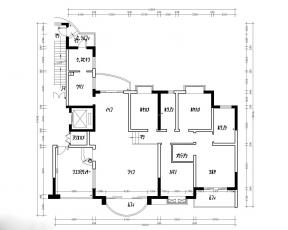 最新兩房兩廳戶型圖2014