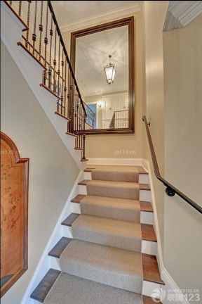 最新别墅楼梯地毯设计图片  2448