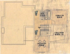 2014三层超大别墅户型图