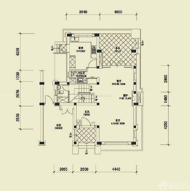 經(jīng)典小型別墅戶型圖