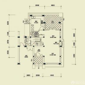 經典小型別墅戶型圖