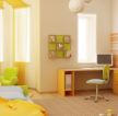 暖色调小户型一室房间韩式装修设计效果图片