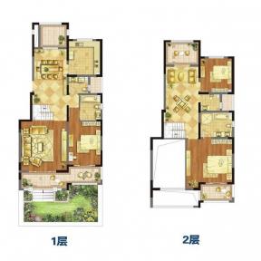 20万农村度假别墅平面户型图2014