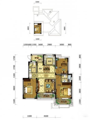 適用房農(nóng)村一層小別墅戶型圖