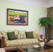 温馨美式乡村风格客厅沙发装修图片